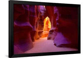 Arizona Antelope Canyon on Navajo Land Near Page USA-holbox-Framed Photographic Print