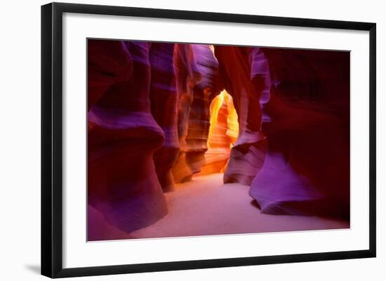 Arizona Antelope Canyon on Navajo Land Near Page USA-holbox-Framed Photographic Print