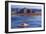 Arizona, Boats on Lake Powell at Wahweap, Far Shoreline Is in Utah-David Wall-Framed Photographic Print