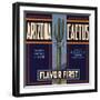 Arizona Cactus Brand - Phoenix, Arizona - Citrus Crate Label-Lantern Press-Framed Art Print