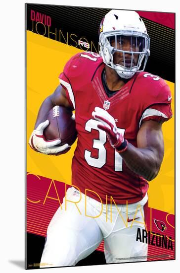 ARIZONA CARDINALS - D JOHNSON 17-null-Mounted Poster