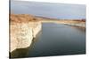 Arizona, Coconino Co, Glen Canyon Dam. Lake Powell-Kevin Oke-Stretched Canvas