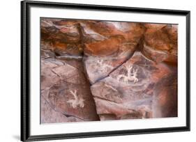 Arizona, Coconino National Forest, Palatki Heritage Site, Pictographs at Roasting Pit site-Jamie & Judy Wild-Framed Premium Photographic Print