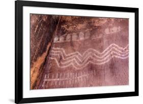 Arizona, Coconino National Forest, Palatki Heritage Site, Pictographs at Roasting Pit site-Jamie & Judy Wild-Framed Photographic Print