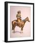 Arizona Cow-Boy on Horseback, Pastel Drawing by Frederic Remington, Ca, 1900-null-Framed Art Print