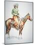 Arizona Cowboy, 1901-Frederic Sackrider Remington-Mounted Giclee Print