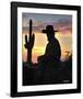 Arizona Cowboy-Barry Hart-Framed Giclee Print