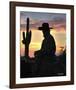 Arizona Cowboy-Barry Hart-Framed Giclee Print