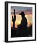 Arizona Cowboy-Barry Hart-Framed Giclee Print