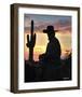 Arizona Cowboy-Barry Hart-Framed Giclee Print