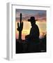 Arizona Cowboy-Barry Hart-Framed Giclee Print