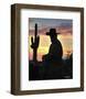 Arizona Cowboy-Barry Hart-Framed Art Print