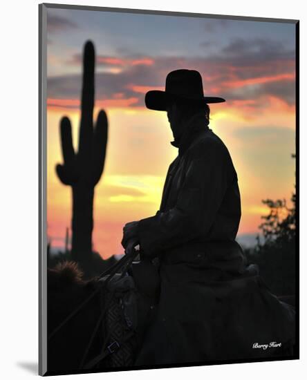 Arizona Cowboy-Barry Hart-Mounted Art Print