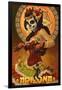 Arizona - Day of the Dead Marionettes-Lantern Press-Framed Art Print