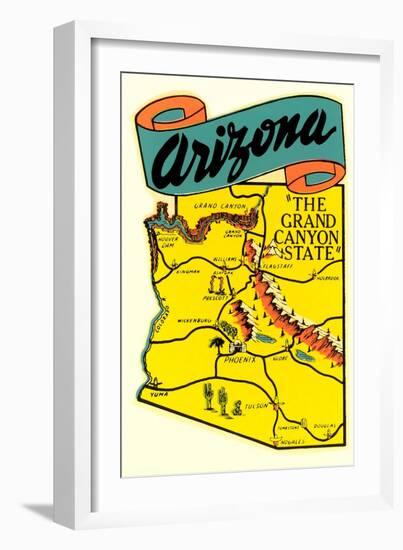 Arizona Decal-null-Framed Art Print