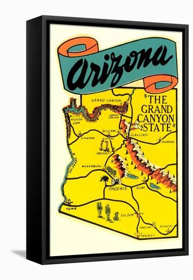 Arizona Decal-null-Framed Stretched Canvas