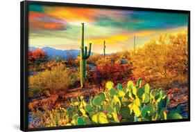 Arizona Desert Colors-null-Framed Poster