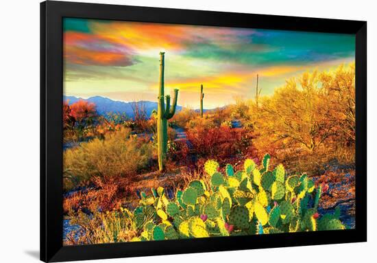 Arizona Desert Colors-null-Framed Poster