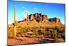 Arizona Desert Sunset-Jeni Foto-Mounted Photographic Print