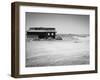 Arizona Deserted Building Architecture Landscape, Two Guns Ghost Town in Black and White-Kevin Lange-Framed Photographic Print