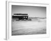 Arizona Deserted Building Architecture Landscape, Two Guns Ghost Town in Black and White-Kevin Lange-Framed Photographic Print