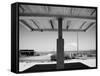 Arizona Deserted Gas Station Awning Landscape-Kevin Lange-Framed Stretched Canvas