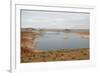 Arizona, Glen Canyon Nra with the Lake Powell Resort and Marina-Kevin Oke-Framed Photographic Print