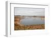 Arizona, Glen Canyon Nra with the Lake Powell Resort and Marina-Kevin Oke-Framed Photographic Print