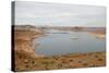 Arizona, Glen Canyon Nra with the Lake Powell Resort and Marina-Kevin Oke-Stretched Canvas