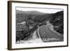 Arizona - Globe-Superior Hwy View of Pinal Creek Bridge-Lantern Press-Framed Art Print