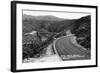 Arizona - Globe-Superior Hwy View of Pinal Creek Bridge-Lantern Press-Framed Art Print