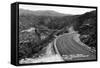 Arizona - Globe-Superior Hwy View of Pinal Creek Bridge-Lantern Press-Framed Stretched Canvas