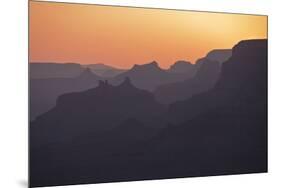 Arizona, Grand Canyon, Colorado River, Float Trip, Desert View, Sunset-John Ford-Mounted Premium Photographic Print