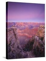 Arizona, Grand Canyon, from Mather Point, USA-Alan Copson-Stretched Canvas