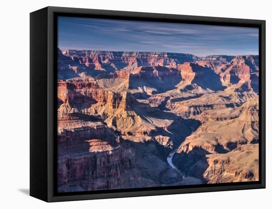 Arizona, Grand Canyon, from Pima Point, USA-Alan Copson-Framed Stretched Canvas