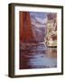 Arizona, Grand Canyon, Kayaks and Rafts on the Colorado River Pass Through the Inner Canyon, USA-John Warburton-lee-Framed Photographic Print