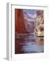 Arizona, Grand Canyon, Kayaks and Rafts on the Colorado River Pass Through the Inner Canyon, USA-John Warburton-lee-Framed Photographic Print