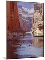 Arizona, Grand Canyon, Kayaks and Rafts on the Colorado River Pass Through the Inner Canyon, USA-John Warburton-lee-Mounted Photographic Print