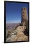 Arizona, Grand Canyon National Park, East Rim Drive, Grand Canyon and Watchtower-David Wall-Framed Photographic Print