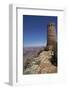 Arizona, Grand Canyon National Park, East Rim Drive, Grand Canyon and Watchtower-David Wall-Framed Photographic Print