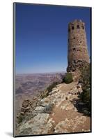 Arizona, Grand Canyon National Park, East Rim Drive, Grand Canyon and Watchtower-David Wall-Mounted Photographic Print