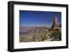 Arizona, Grand Canyon National Park, East Rim Drive, Grand Canyon and Watchtower-David Wall-Framed Premium Photographic Print