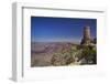 Arizona, Grand Canyon National Park, East Rim Drive, Grand Canyon and Watchtower-David Wall-Framed Premium Photographic Print