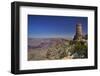 Arizona, Grand Canyon National Park, East Rim Drive, Grand Canyon and Watchtower-David Wall-Framed Photographic Print