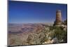 Arizona, Grand Canyon National Park, East Rim Drive, Grand Canyon and Watchtower-David Wall-Mounted Photographic Print