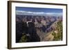 Arizona, Grand Canyon National Park, Grand Canyon and Tourists at Mather Point-David Wall-Framed Photographic Print