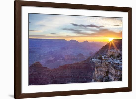 Arizona, Grand Canyon National Park, South Rim, Mather Point, Sunrise-Jamie & Judy Wild-Framed Premium Photographic Print