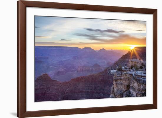 Arizona, Grand Canyon National Park, South Rim, Mather Point, Sunrise-Jamie & Judy Wild-Framed Premium Photographic Print