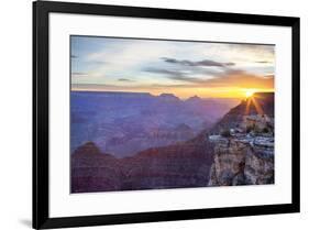 Arizona, Grand Canyon National Park, South Rim, Mather Point, Sunrise-Jamie & Judy Wild-Framed Premium Photographic Print