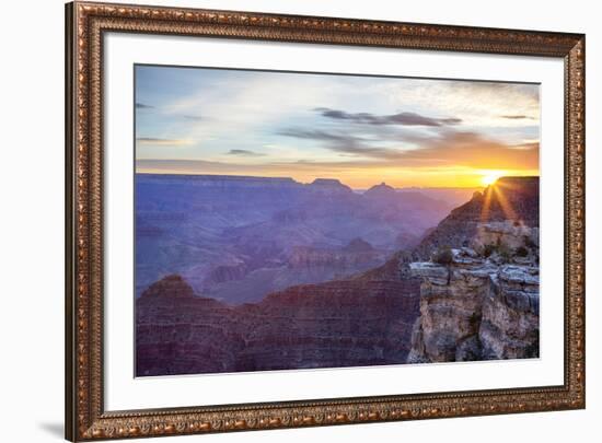 Arizona, Grand Canyon National Park, South Rim, Mather Point, Sunrise-Jamie & Judy Wild-Framed Premium Photographic Print